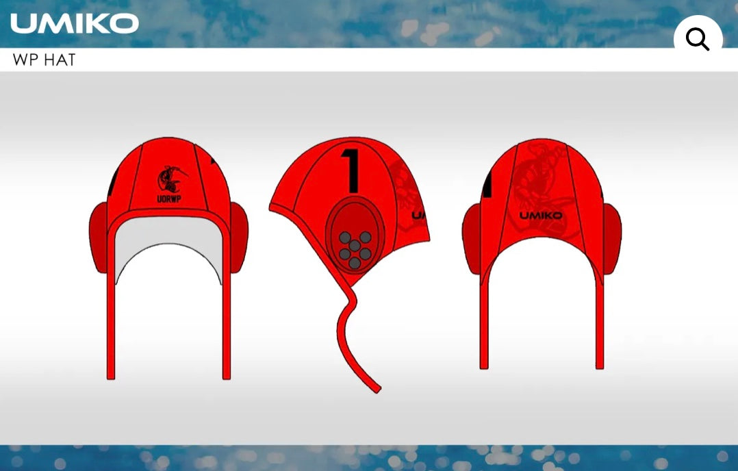 Reading Uni Water polo – Set of 26 Waterpolo caps image 3