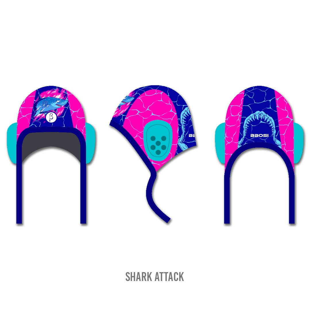 BBOSI Water Polo Cap - Shark Attack