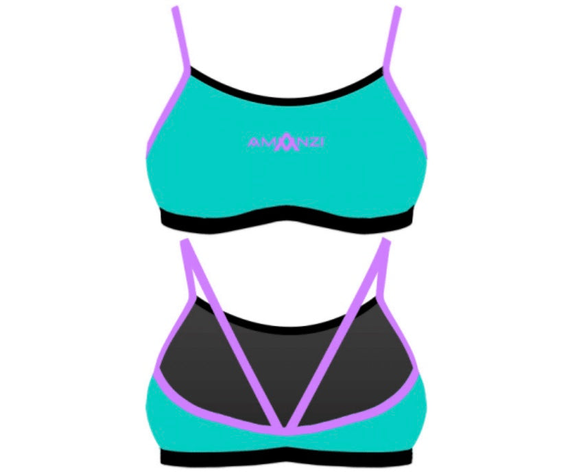 Amanzi - Core Bikini Top - Lagoona image 0