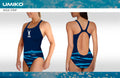Exmoor Swim – Blue wave swimsuit image 0