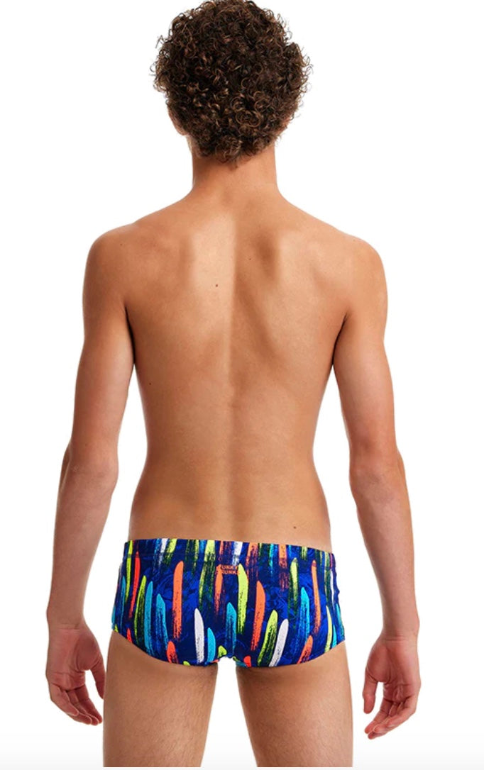 Funky Trunks - Fire Cracker - Boys Sidewinder Trunk image 2