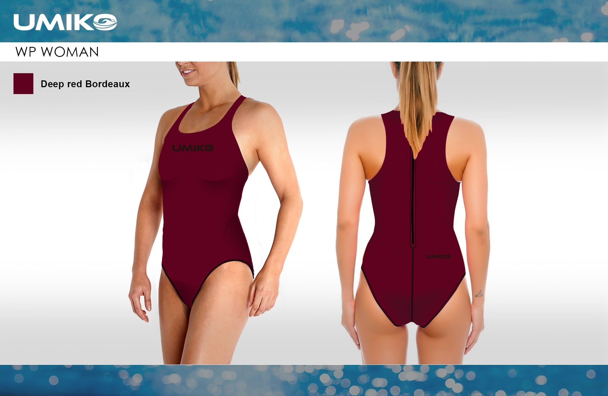 Simple Bordeaux Water polo costume- Umiko image 0