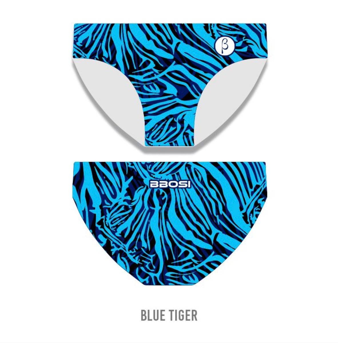 Water polo trunks – Blue Tiger - Bbosi image 0