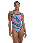 TYR DURAFAST ELITE® WOMEN'S TRINITYFIT SWIMSUIT - RIPTIDAL- Pink / Multi image 0