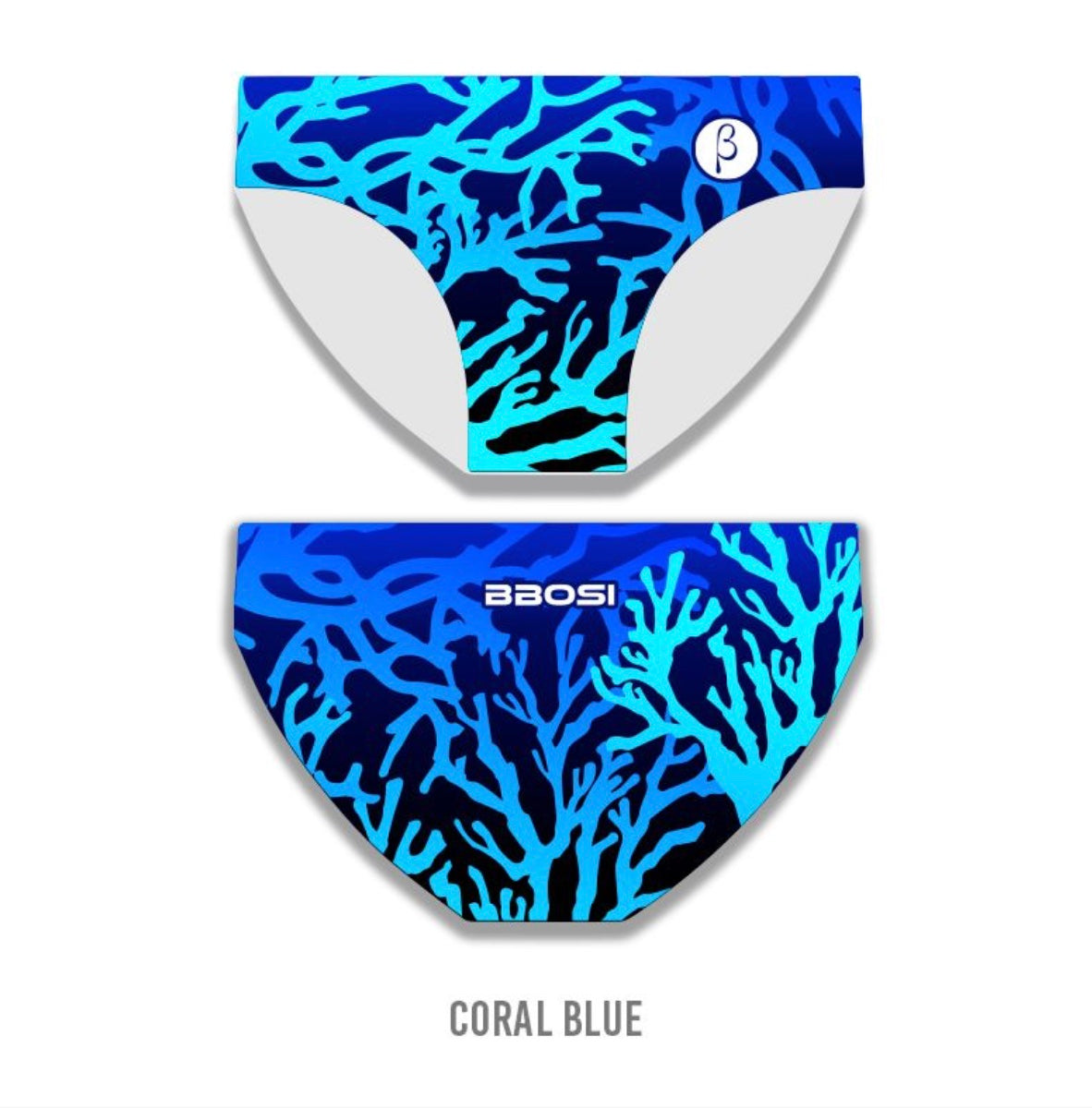 Water polo trunks – Coral Blue - Bbosi image 0