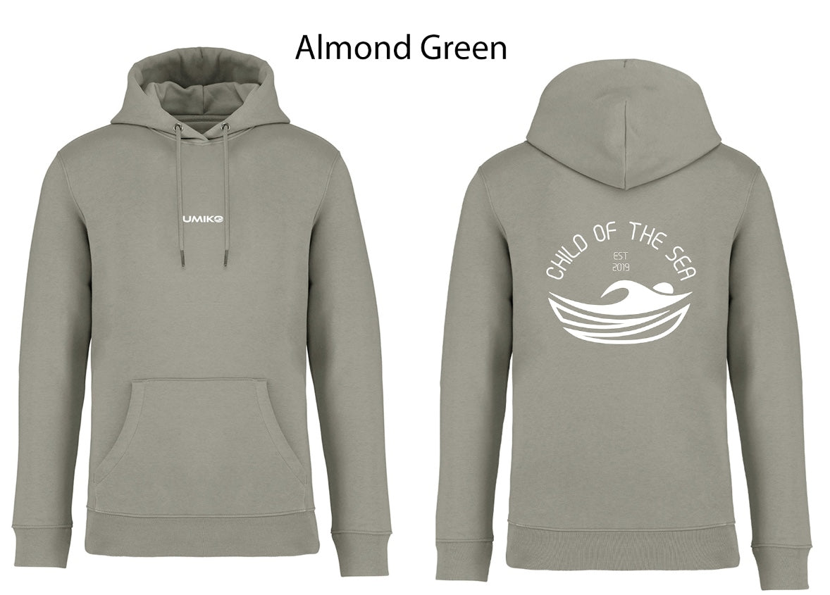 Umiko – Organic Heavyweight Hoodie- Almond Green image 0