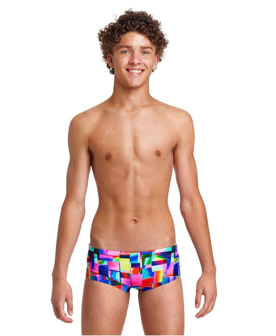 Funky Trunks - Patch Panels - Boys Sidewinder Trunk image 0