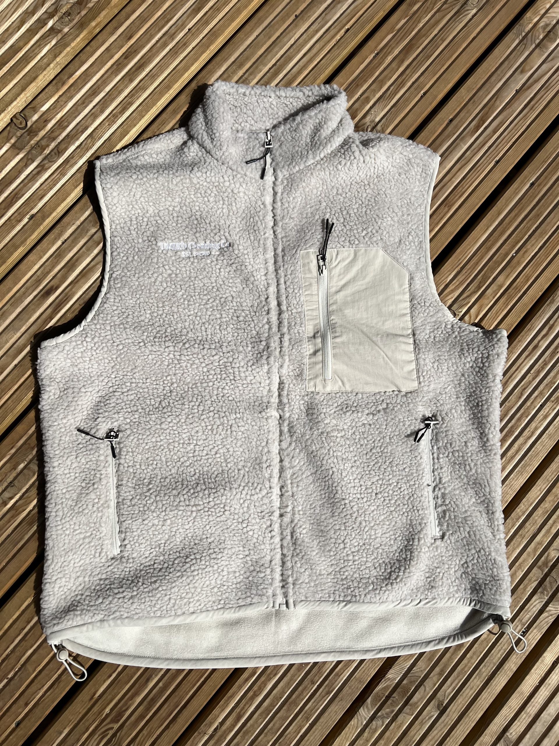 Umiko Clothing Co - Unisex Fury Sherpa Bodywarmer - Shear Beige image 0