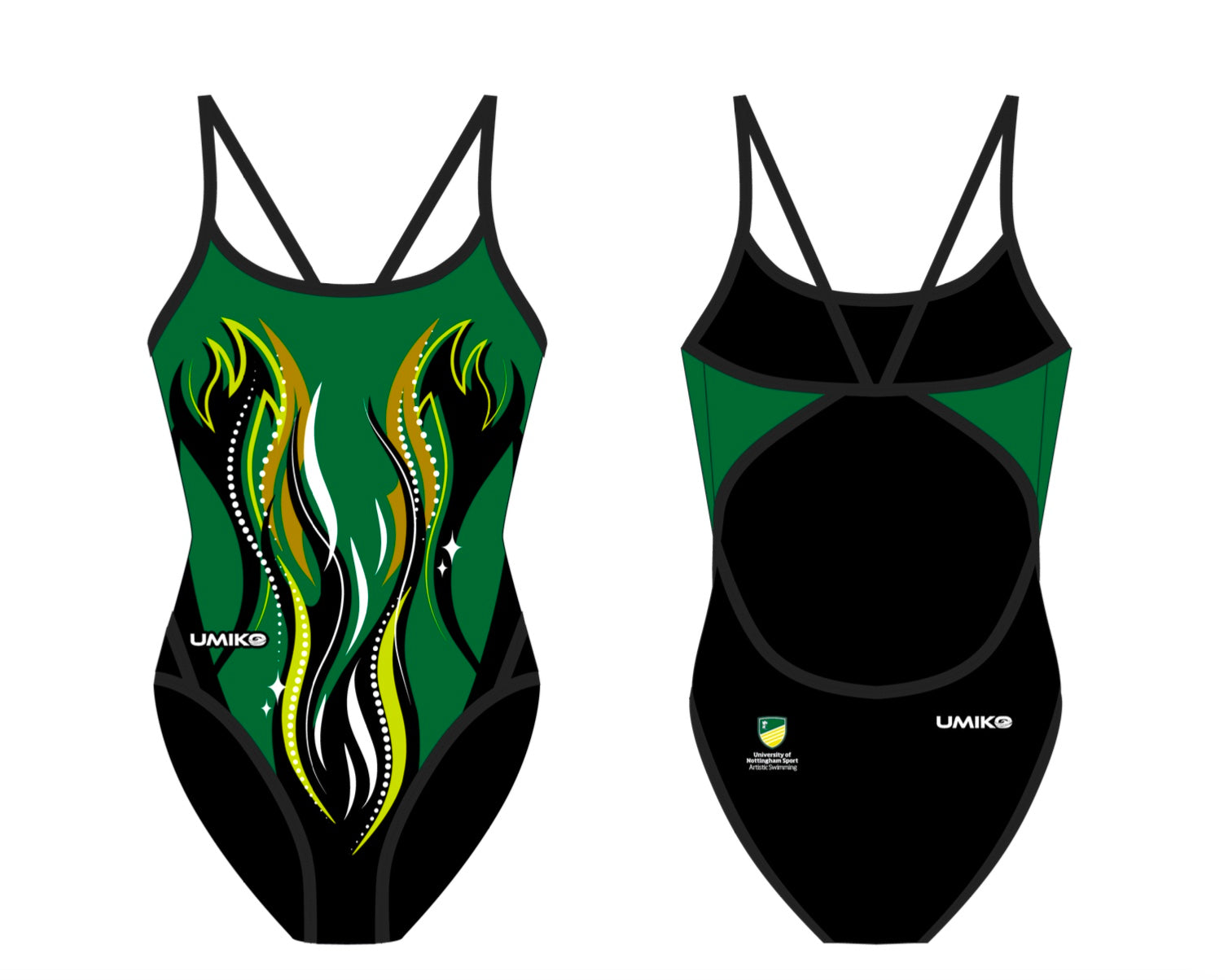 Nottingham Uni Artistic Swimming  - Thin strap swimming costume - Umiko (Copy) image 0