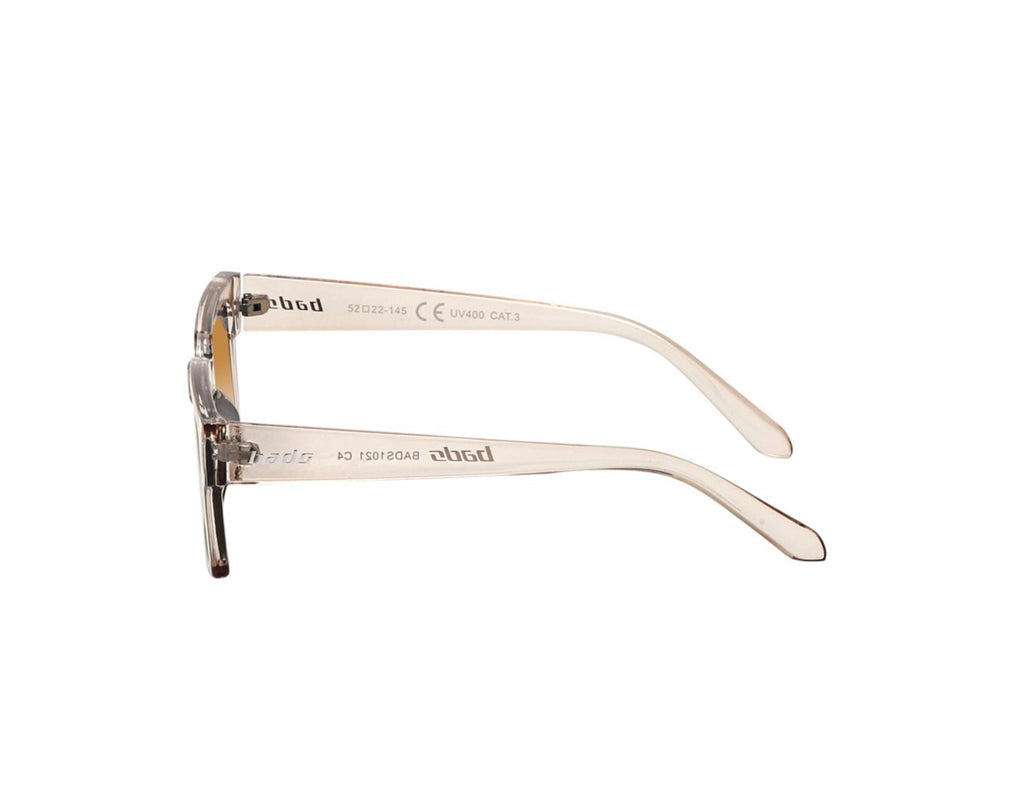 Bads- Sunglasses- Transparent beige  & Brown gradient lens image 4