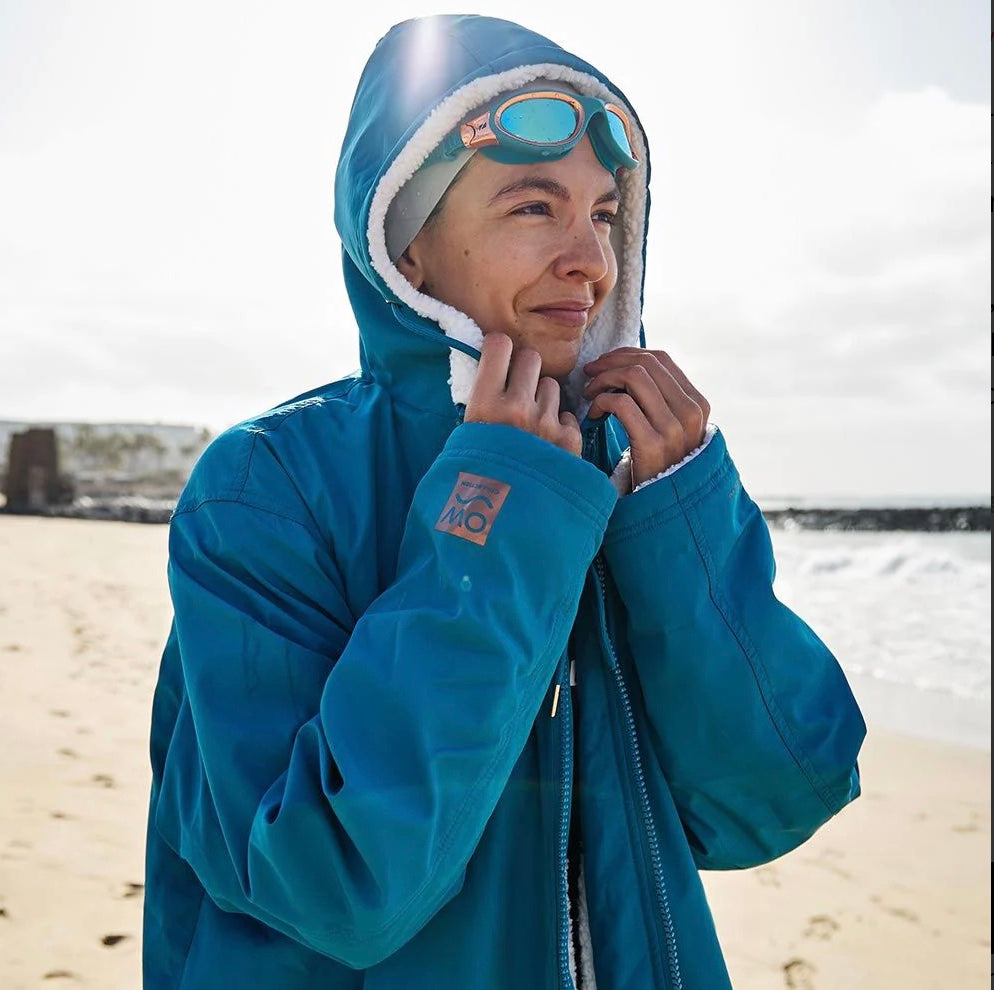 ZONE 3 RECYCLED PARKA CHANGING ROBE - Teal image 2