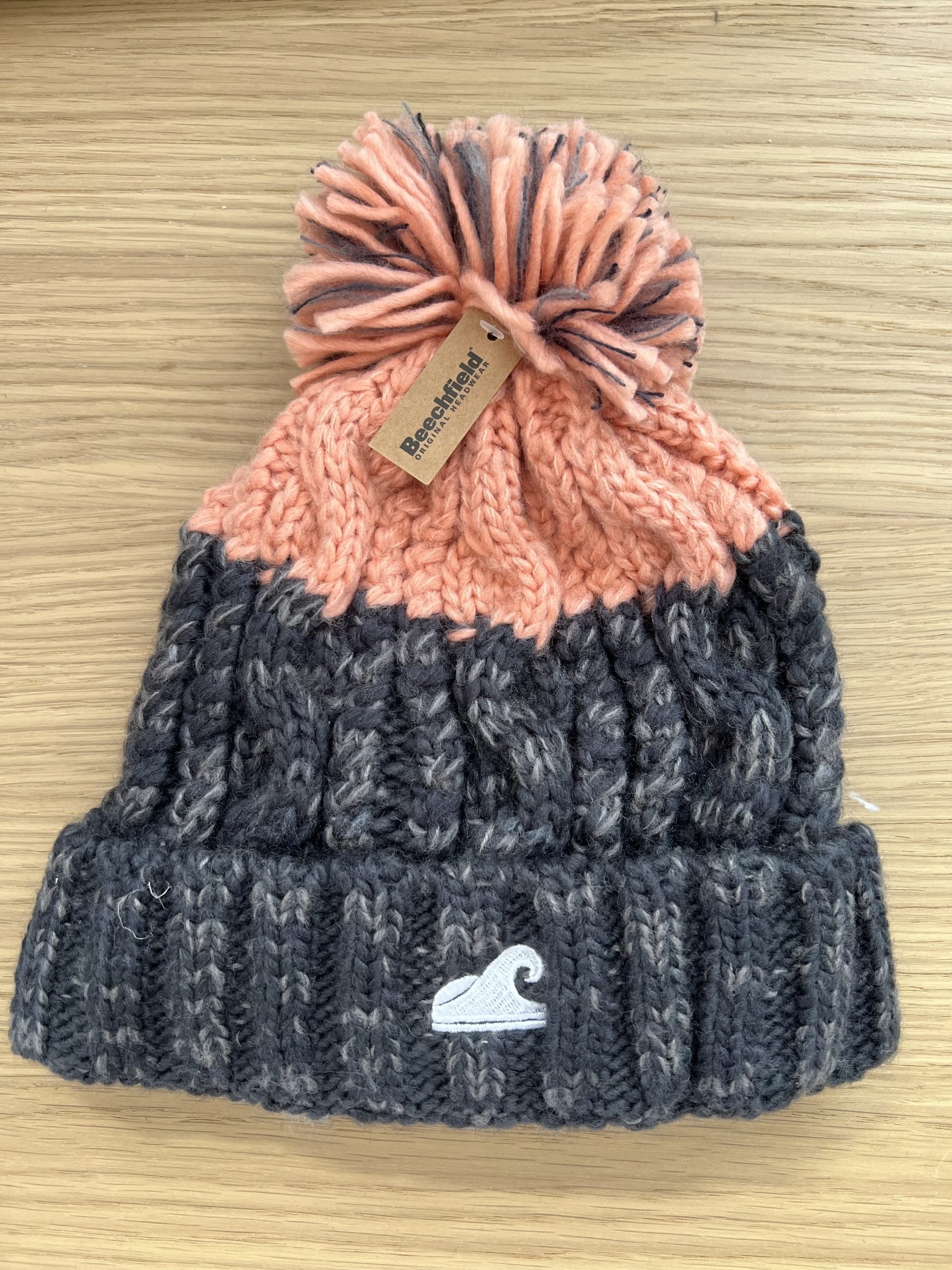 Umiko Wave Collection - Apres Beanie Graphite Grey / Blush image 0