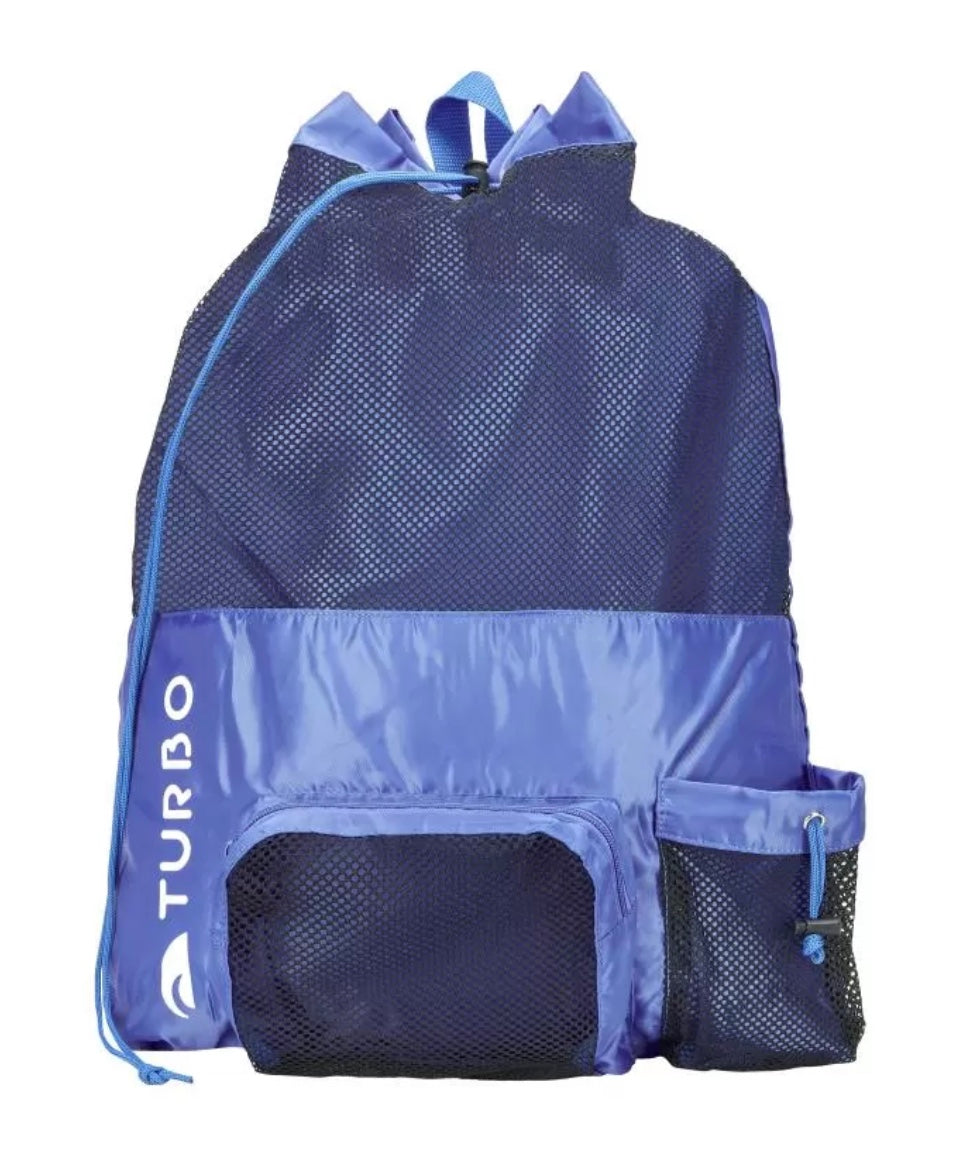MESH BAG WITH POCKETS (60X50) 25-27 L - Turbo - Blue image 0