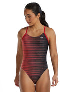 TYR CutoutFit Durafast Elite Speedwarp Swimsuit - Red image 0