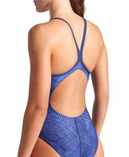 ARENA - Women's Team Energy Swimsuit Lightdrop Back - Navy image 2