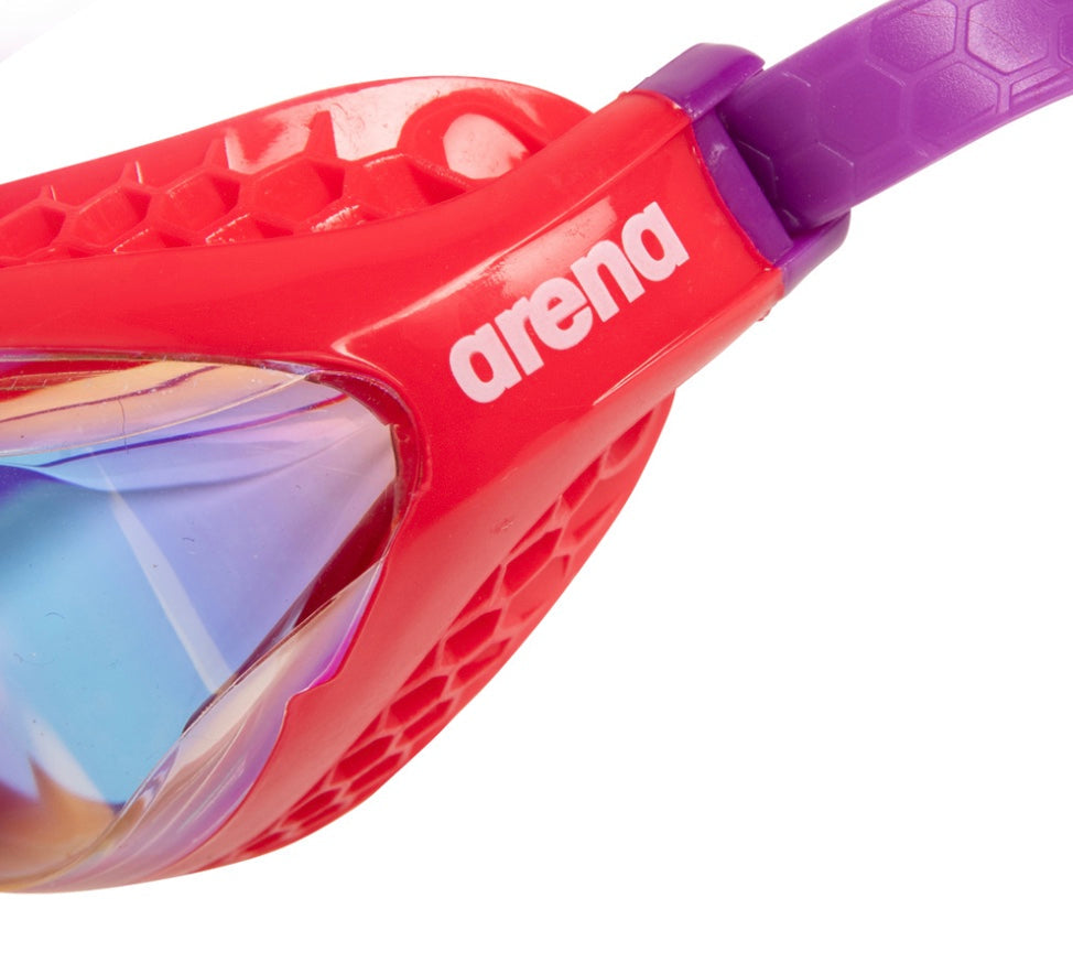 Arena- Airspeed Mirrored Google-  Yellow Copper-Bright Coral- Plum image 3