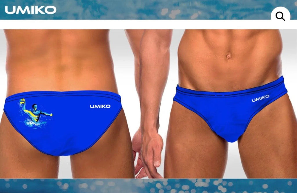 Shooter Royal Blue Water polo trunks – Umiko image 0