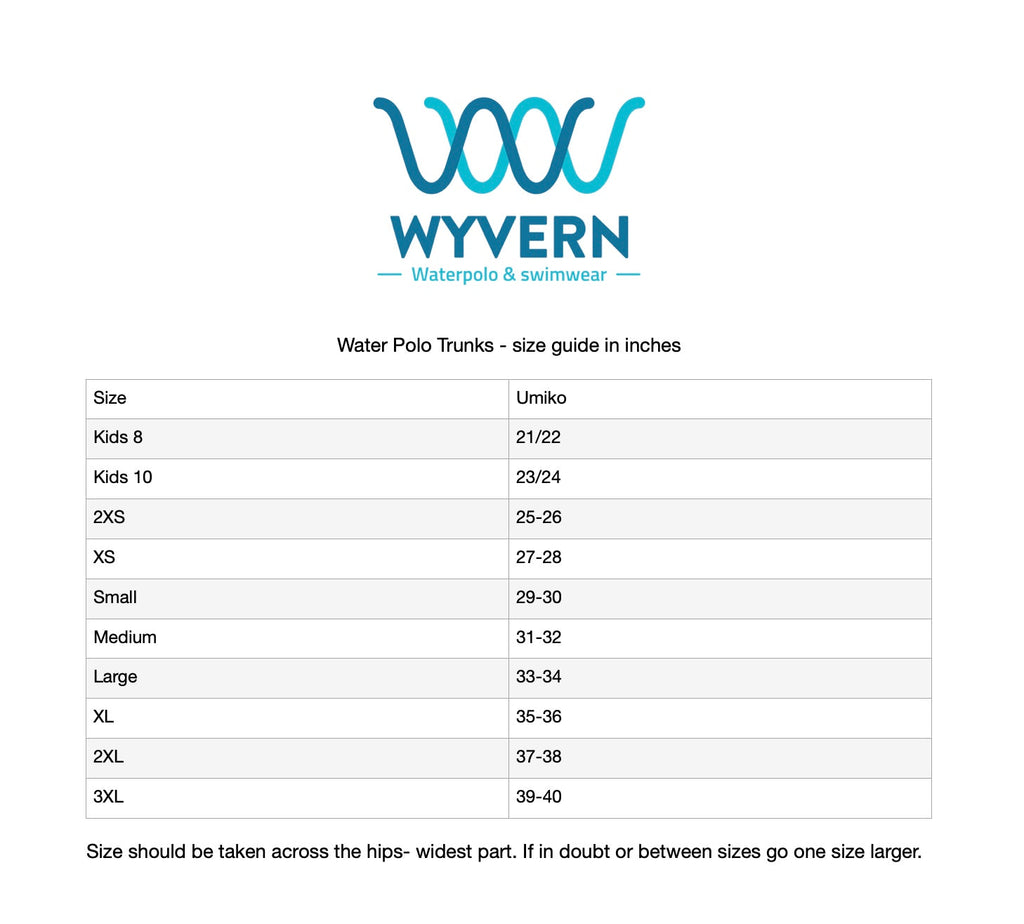 Chelmsford Boy's / Men’s Water polo trunks – Umiko image 1