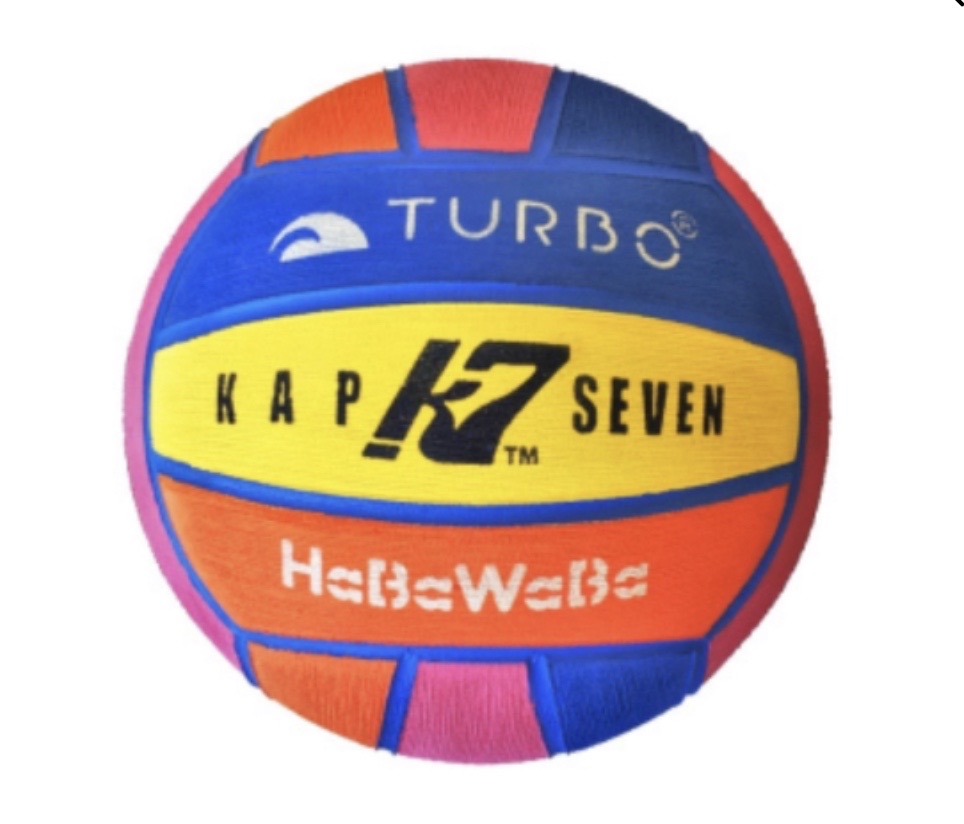 Size 3 water polo ball Multicolour / Orange - Turbo/Kap7 image 0