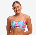 Funkita - Tickle Pink - Ladies Swim Crop Top image 0