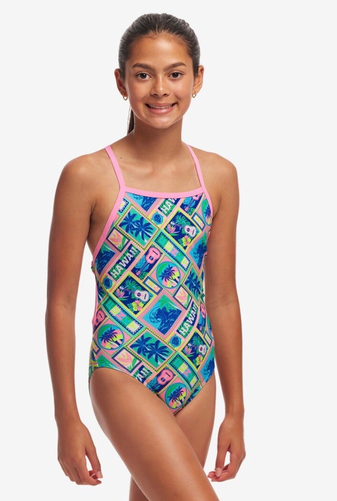 Funkita - Ukule Babe - Girls Tie Me Tight One Piece image 0