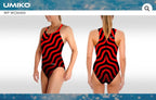 Ripple Black/Red Water polo costume- Umiko image 0