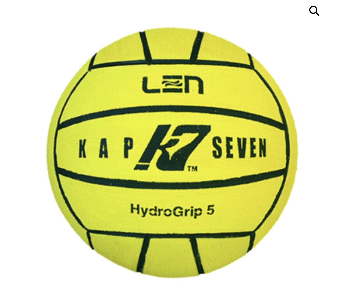 KAP 7-  size 5 Water Polo Ball Yellow image 0