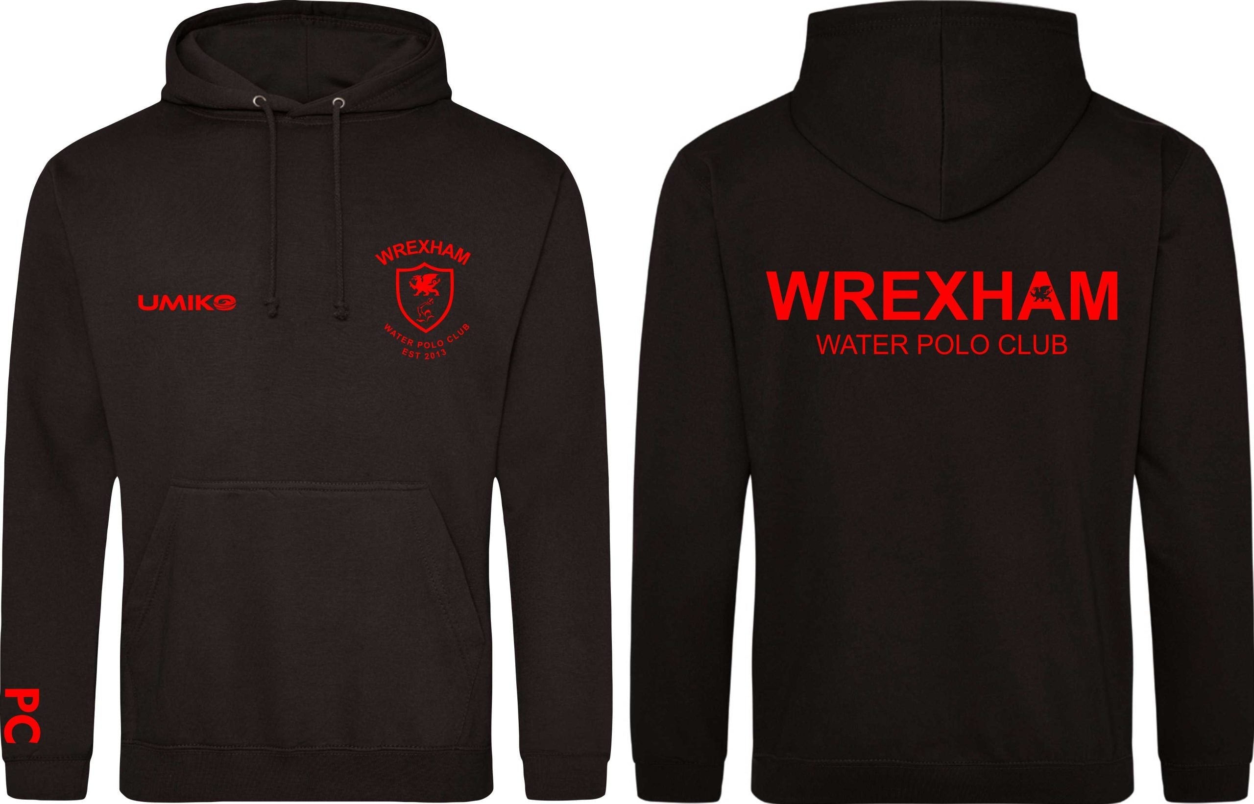 Wrexham Water Polo Club Cotton Hoodie- Umiko image 0
