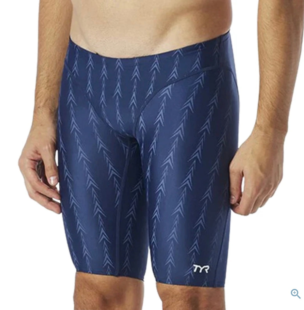 TYR - Fusion 2 Jammer Mens Competition Swimsuit - Navy image 2