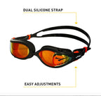 Finis - SMART GOGGLE MAX KIT - ORANGE MIRROR/BLACK image 7