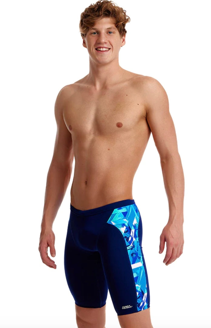 Funky Trunks - Bashed Blue - Men's Training Jammers image 0