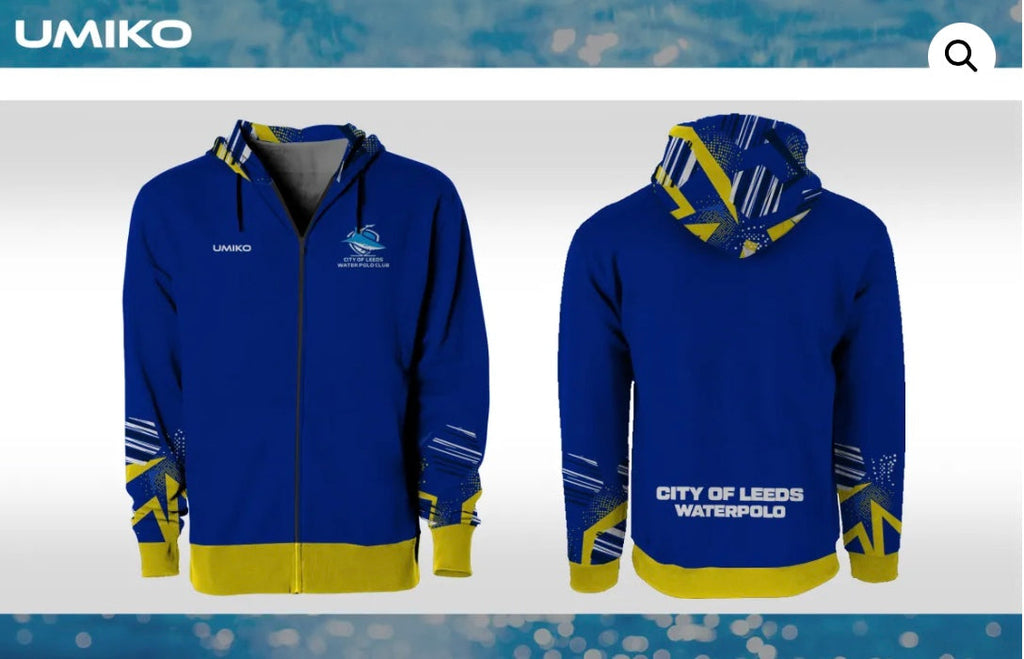 Leeds Water Polo - Tech Zipped Hoodie - Umiko image 0