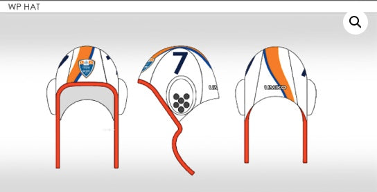 Manchester Met Uni Water polo – Set of 26 Waterpolo caps image 1