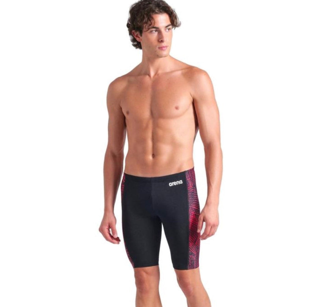 Arena - Energy Men's Jammer - Black / Team Red image 3