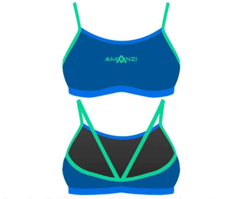 Amanzi - Core Bikini Top - Seaglass image 0