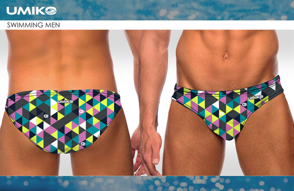 Triangle Grey Water polo trunks – Umiko image 0