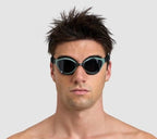 Arena - AIR BOLD SWIPE SWIM GOGGLES - Smoke / Olive Black image 1