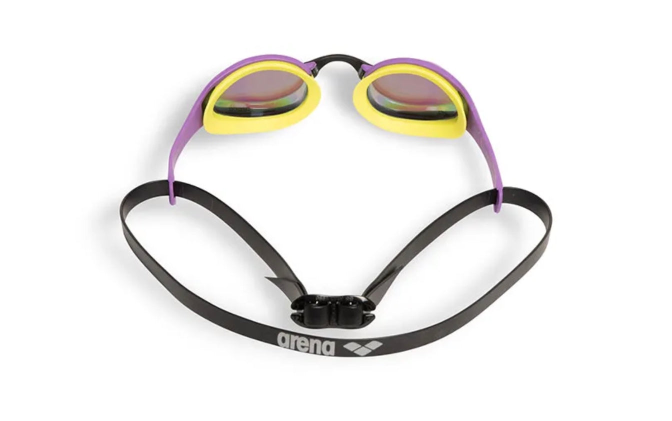 Arena Cobra Ultra Swipe Mirror swimming goggles - Emerald-Plum-Lime image 4