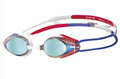 Arena - Junior Tracks Mirror Goggles- Gold / Blue / Red image 0