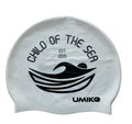New Umiko Silicone swim Cap - 'Child of the Sea' - White image 0
