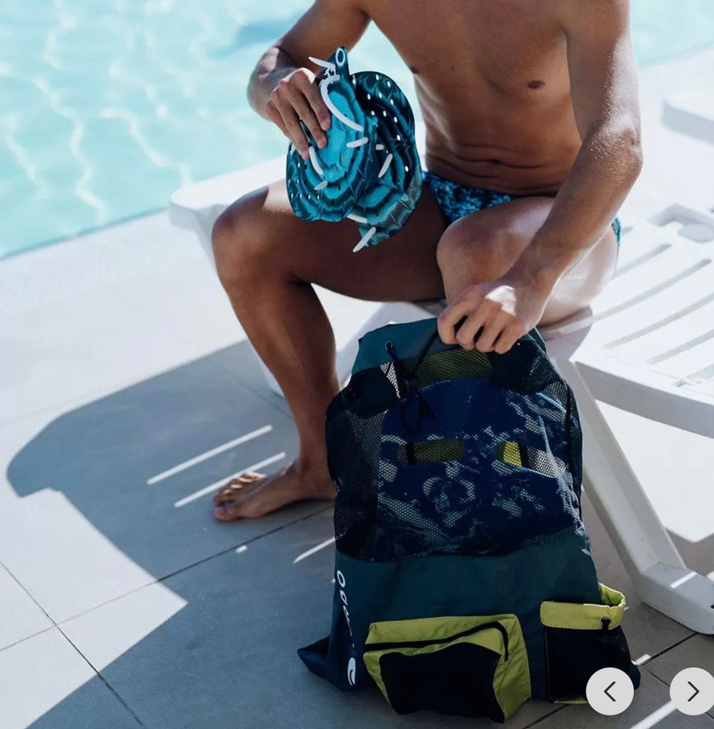 PRO MESH BAG WITH POCKETS (60X50) 28-30 L- Turbo- Royal / Fluo image 3