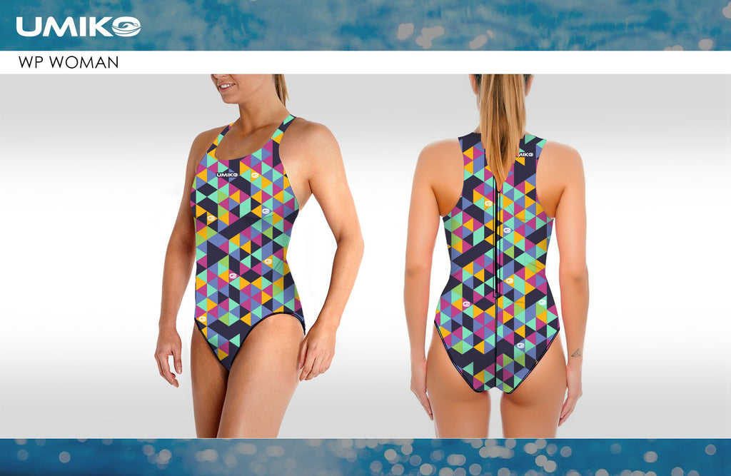 Triangle Purple Water polo costume- Umiko image 0