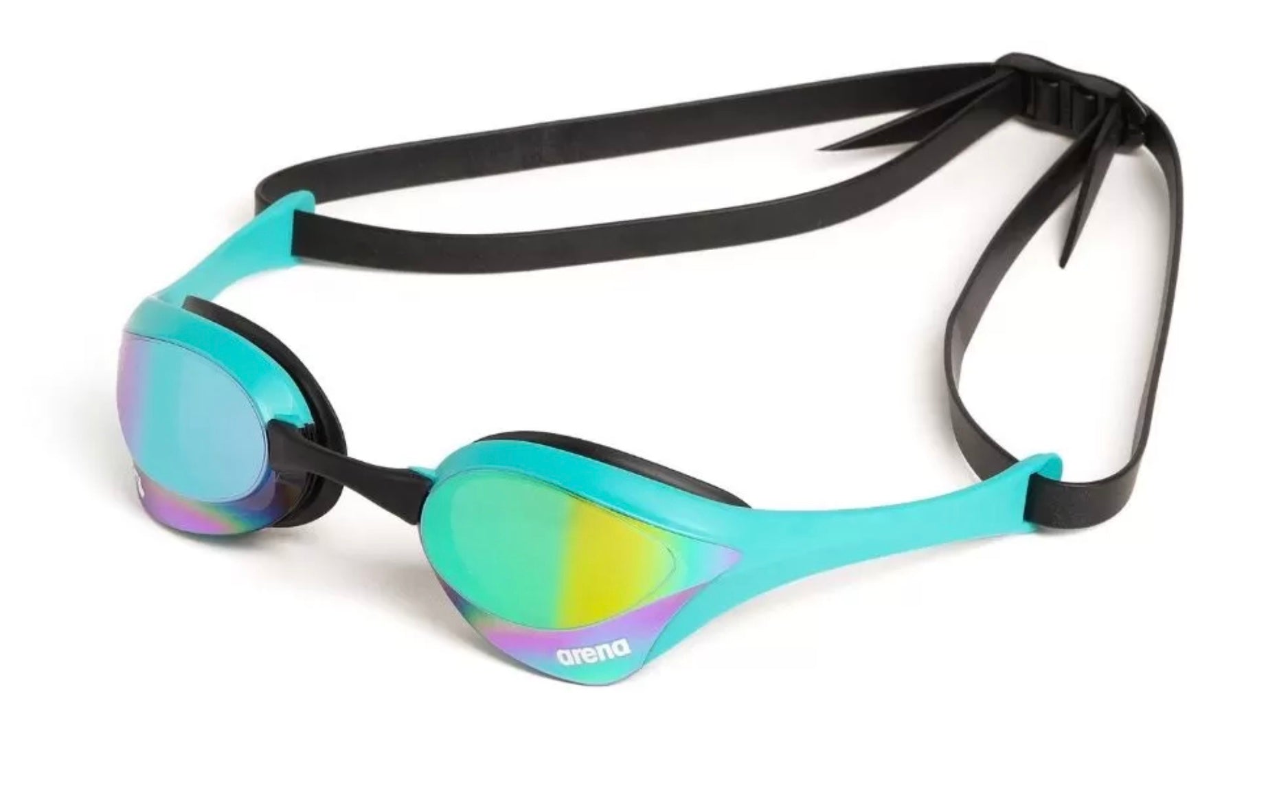 Arena Cobra Ultra Swipe Mirror - Emerald Peacock image 0