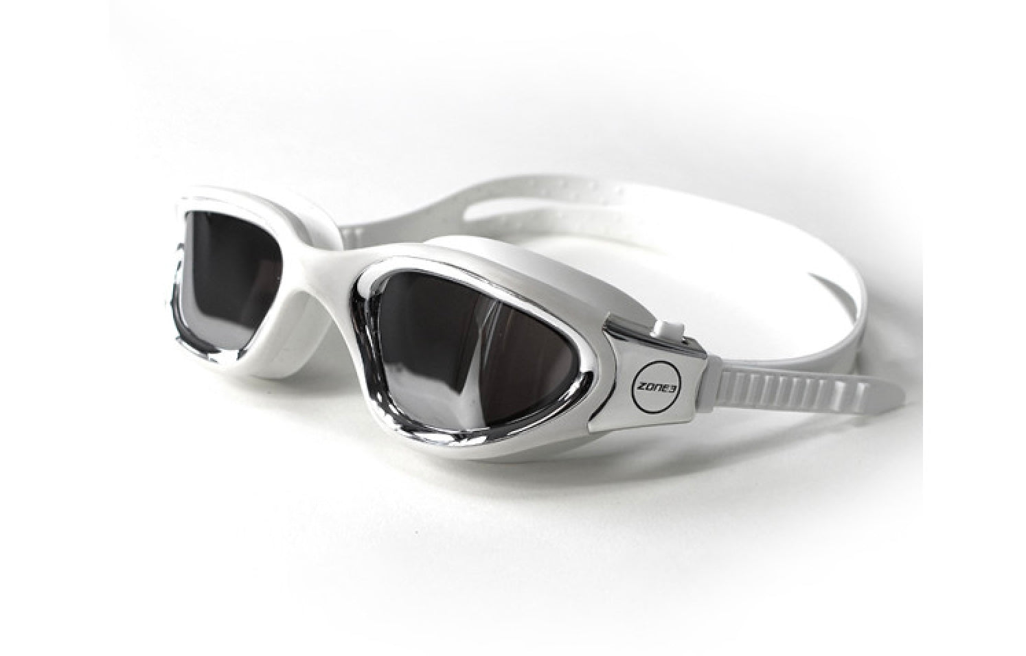 ZONE 3 VAPOUR SWIM GOGGLES - WHITE / SILVER image 0