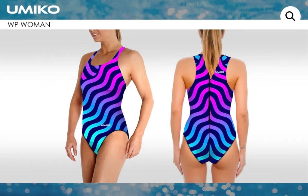 Ripple Blue / Pink Water polo costume- Umiko image 0