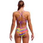 Funkita - Colour Contour - Ladies Eco Tie Me Tight One Piece image 3