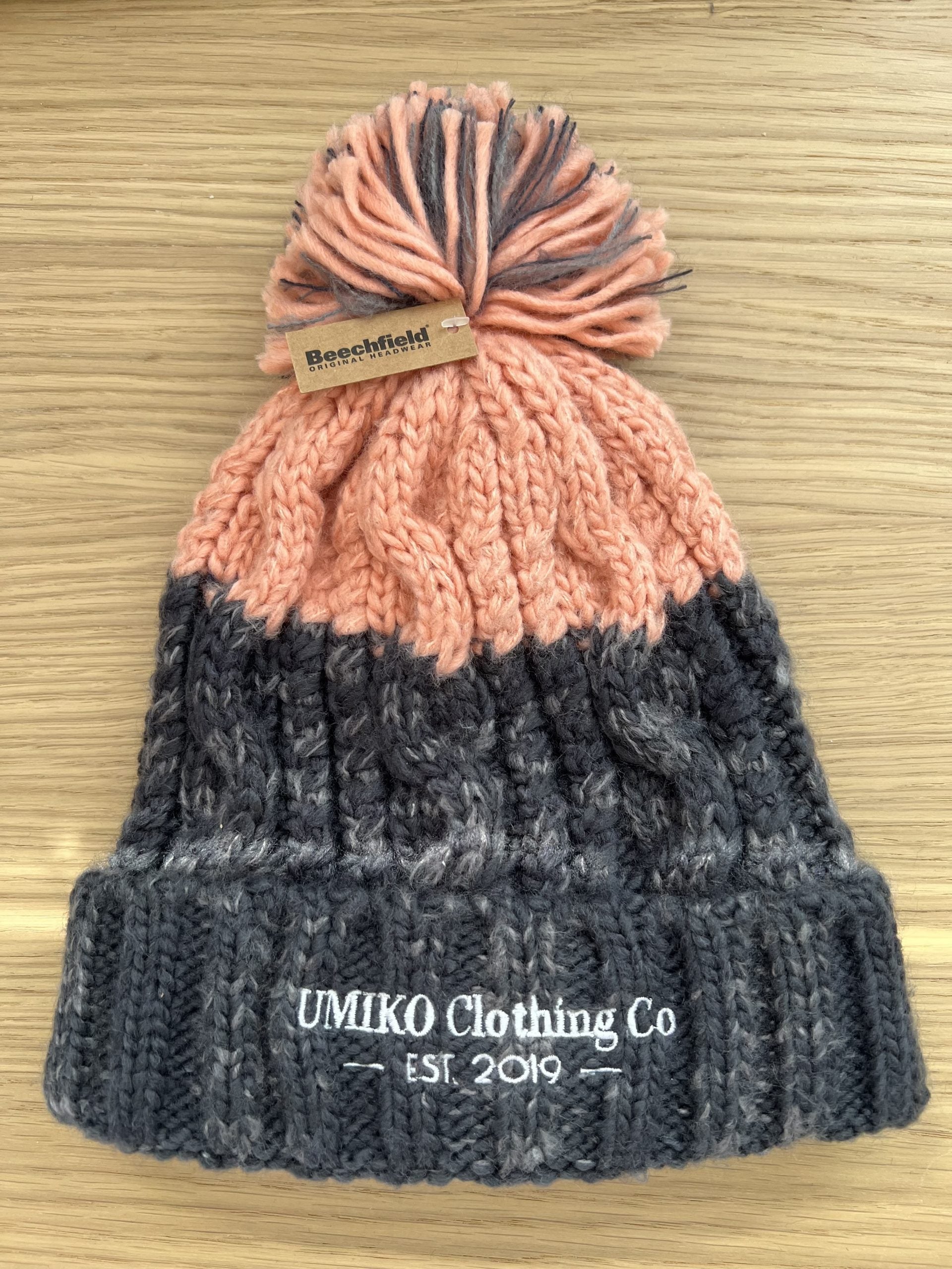 Umiko Clothing Co - Apres Beanie Graphite Grey / Blush image 0