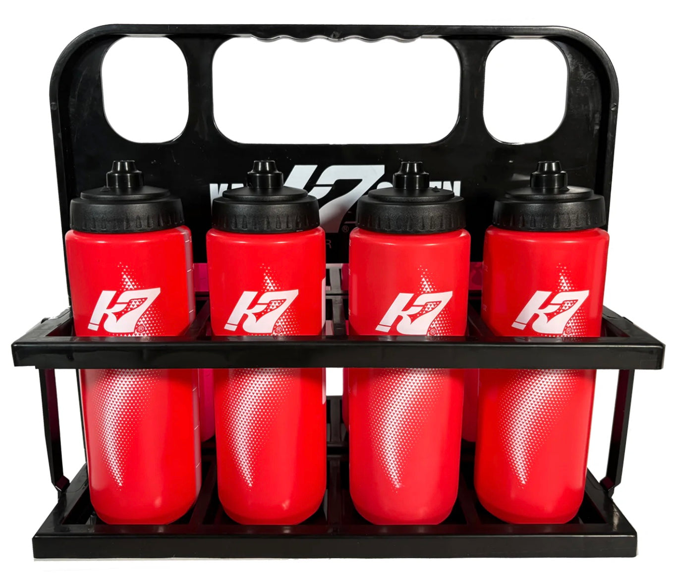 KAP7 BLACK FOLDING WATER BOTTLE CARRIER- BLACK image 0