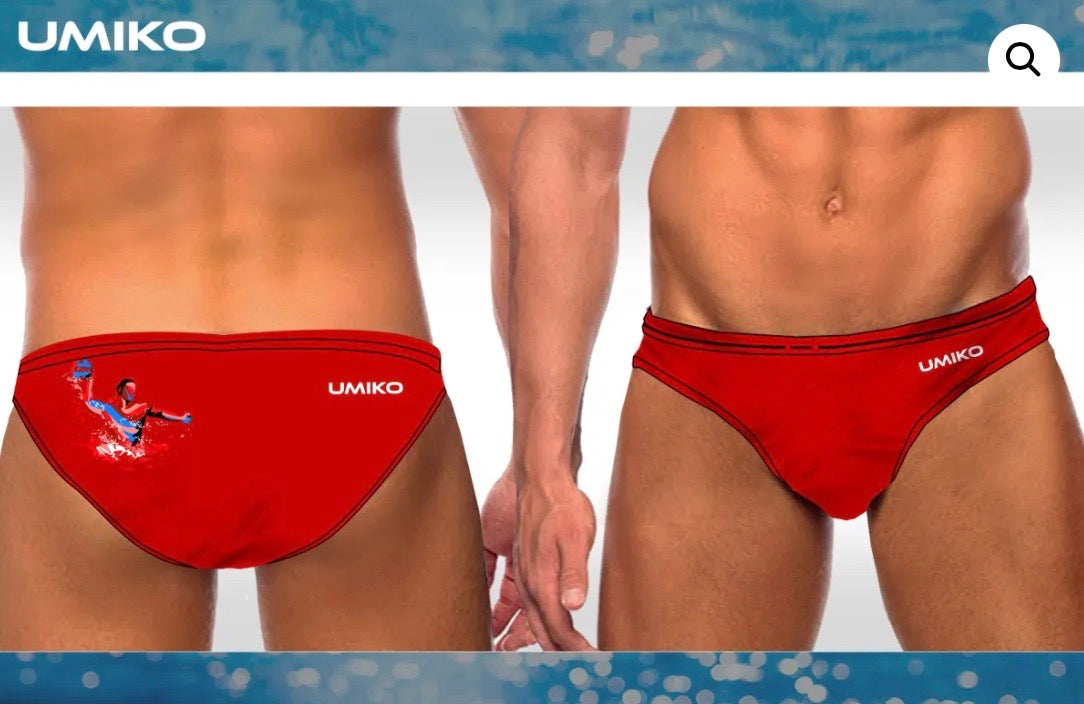 Shooter Red Water polo trunks – Umiko image 0
