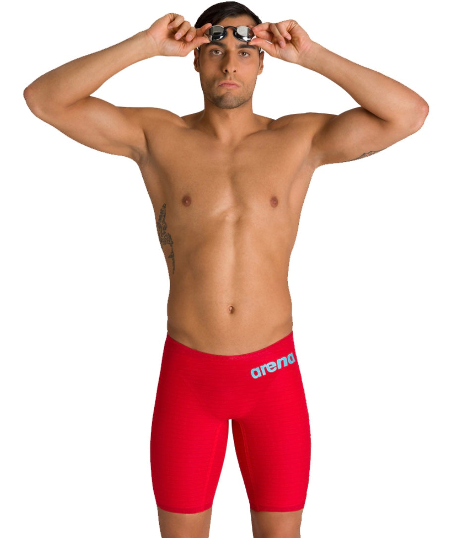 Arena Carbon Air2 Mens Performance Jammer - Red / Blue image 0